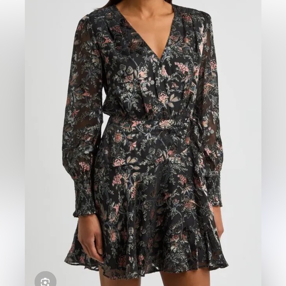 Paige audriana faux wrap mini dress - Picture 9 of 9